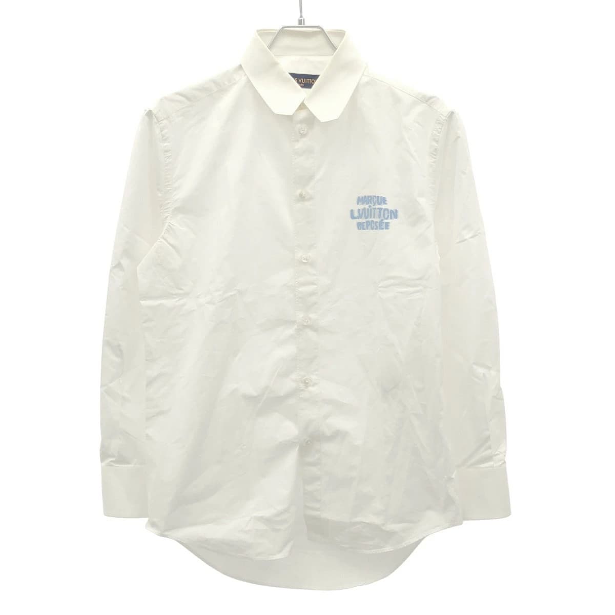 LOUIS VUITTON ルイヴィトン 21SS ロゴプリントコットンシャツ ZKT HKS41W