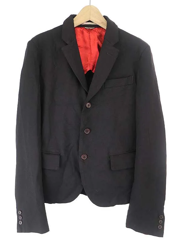 COMME des GARCONS コムデギャルソン オムプリュス 13AW ポリエステル縮絨3Bジャケット