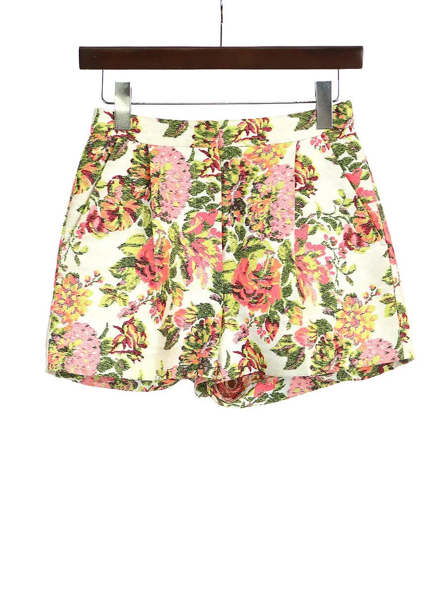 Stella McCartney ステラマッカートニー 2013 Resort フラワージャカードショートパンツ
