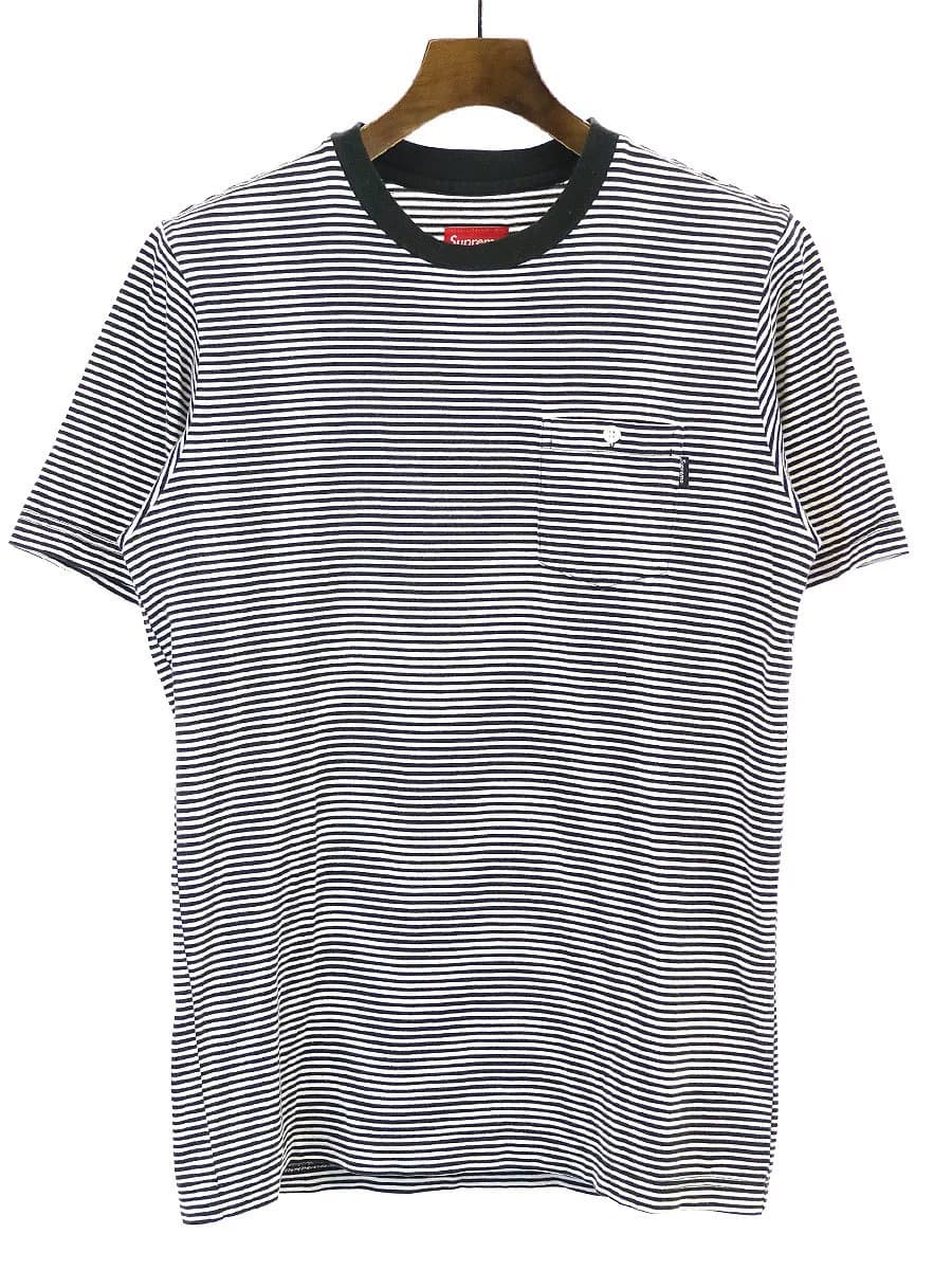 Supreme シュプリーム ボーダーポケットTシャツ