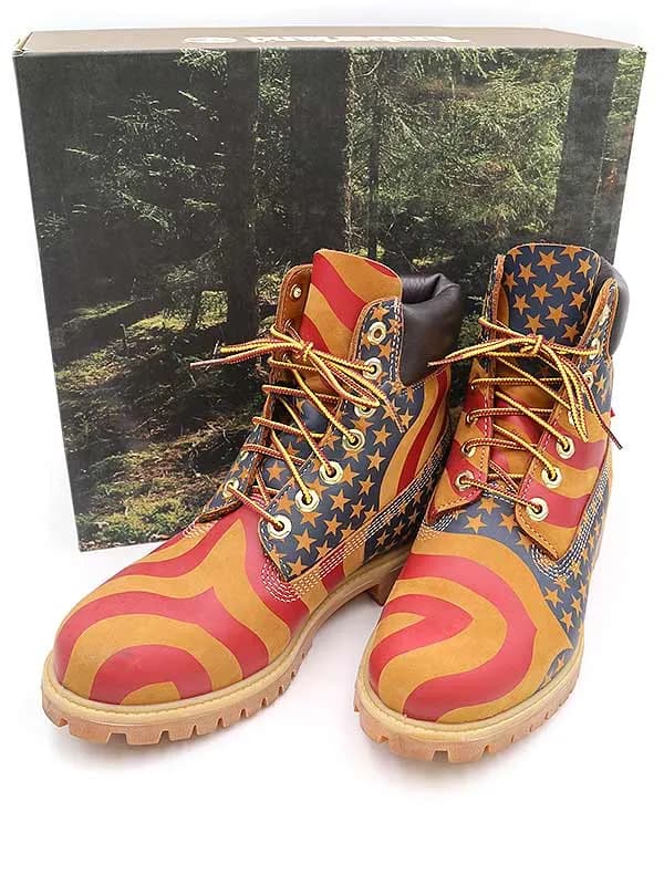 Supreme シュプリーム × ティンバーランド 17AW Stars&Stripes 6-inch Premium Waterproof Boot トレッキングブーツ