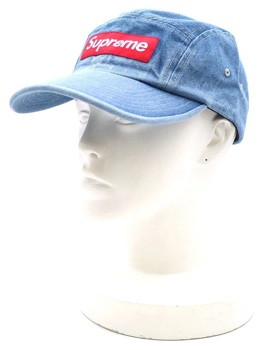 Supreme シュプリーム 21SS Washed Chino Twill Camp Cap Denim キャンプキャップ