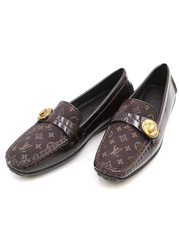 LOUIS VUITTON ルイヴィトン FA 0056 モノグラムパテントローファー