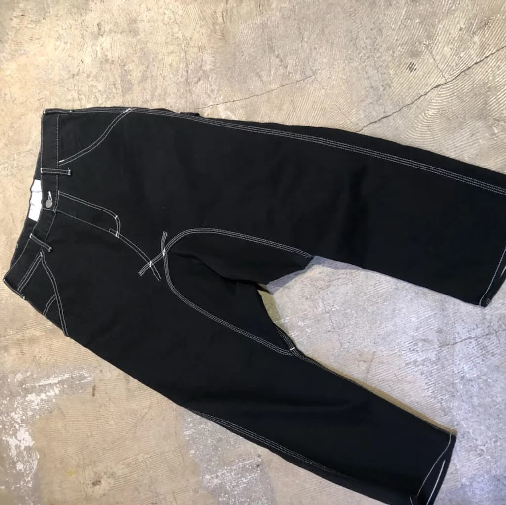 GANRYU GANRYU 16AW コットンドリルサルエルパンツ