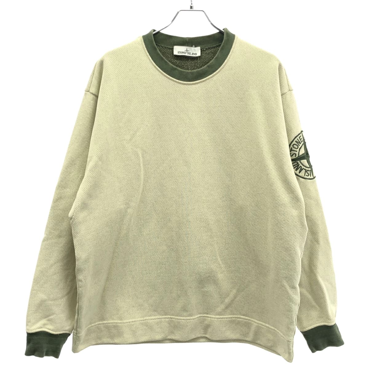 STONE ISLAND ストーンアイランド ロゴジャガードスウェットプルオーバー 751561237