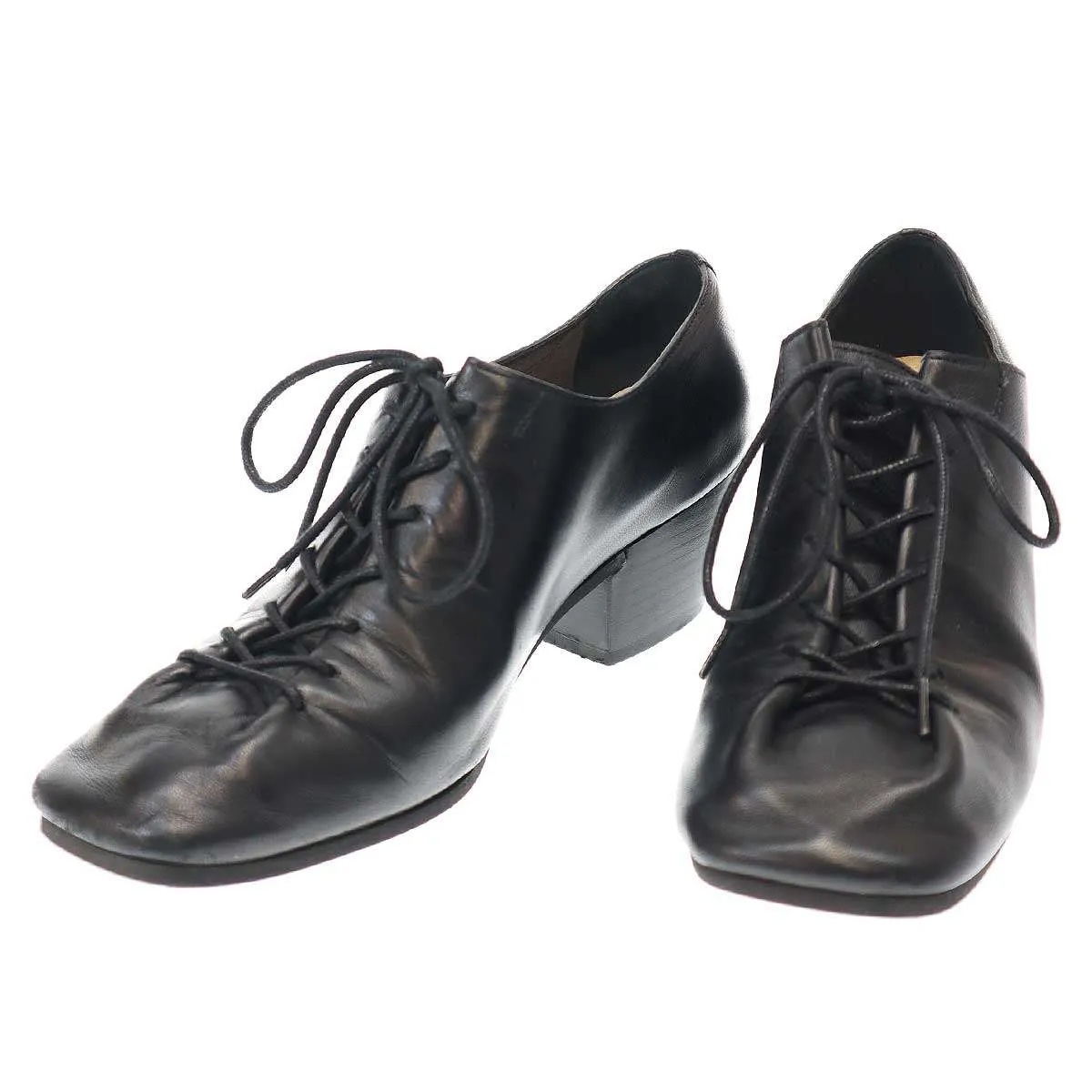 LEMAIRE ルメール Heeled Darby レースアップヒールダービージュース