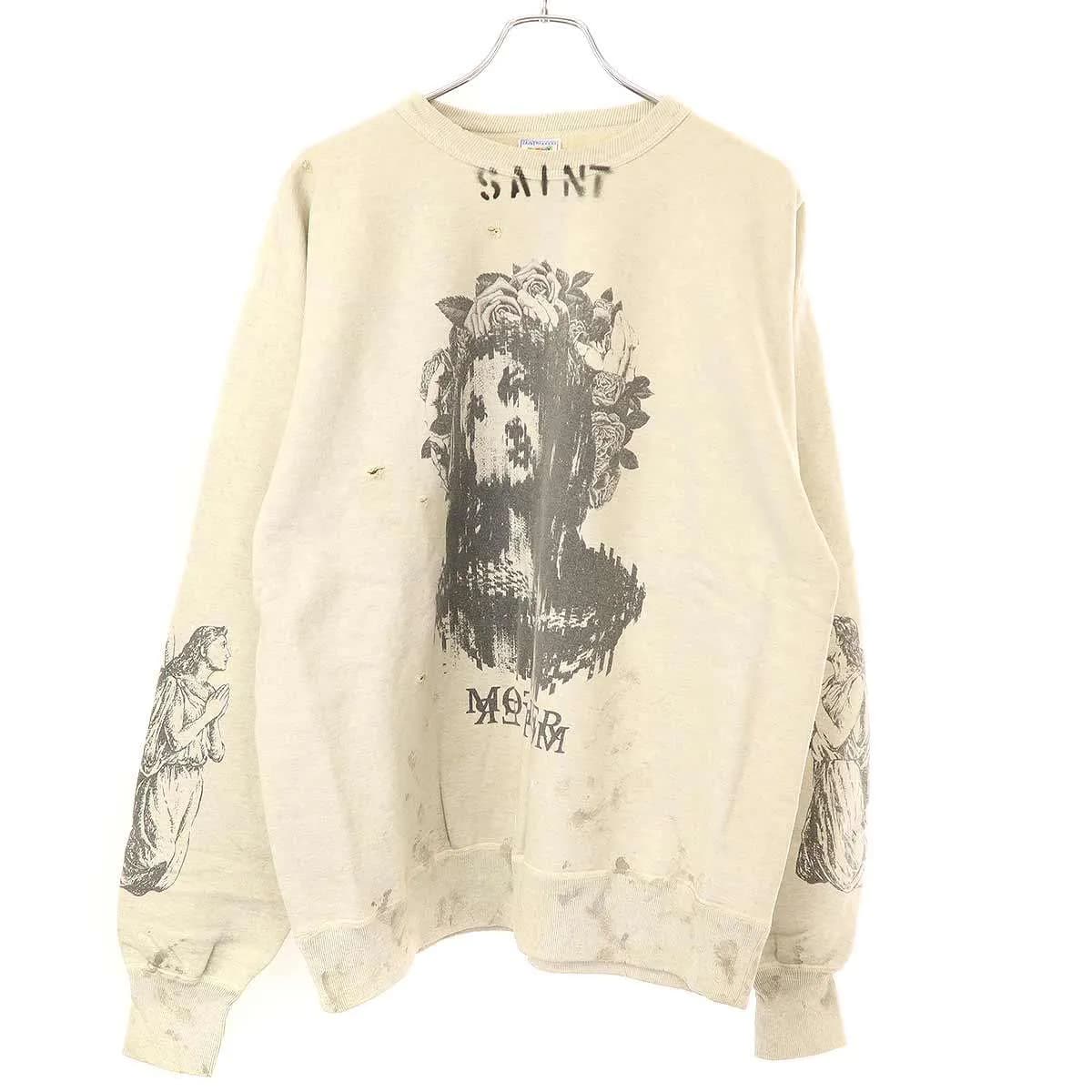 SAINT MICHAEL セントマイケル 23SS Kosuke Kawamura 河村康輔 KK CREW SWEAT SHIRT MOTHER スウェットトレーナー SM-S23-0000-095