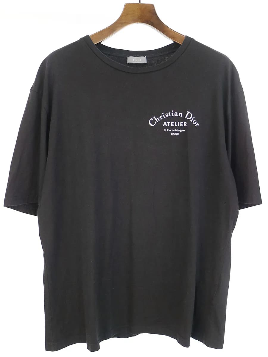 Dior HOMME ディオールオム 20SS Noir TSHIRT MC ロゴプリントTシャツ