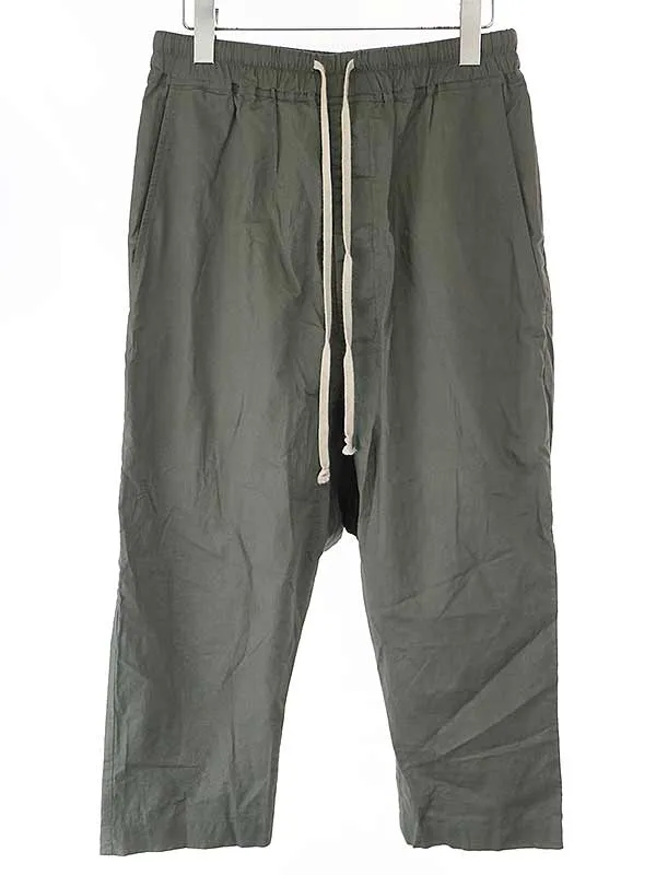 Rick Owens リックオウエンス 16SS Drawstring Cropped Pants コットンクロップドサルエルパンツ