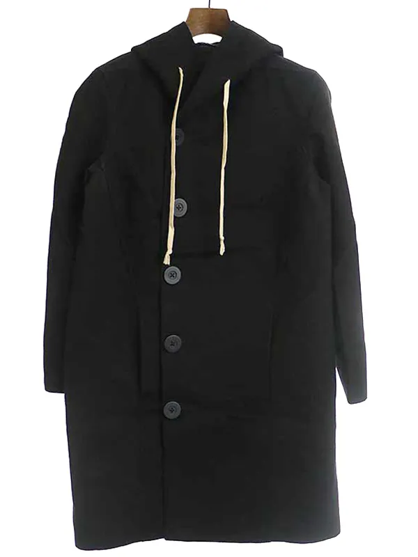 Rick Owens リックオウエンス 16AW モールスキンフーデットコート
