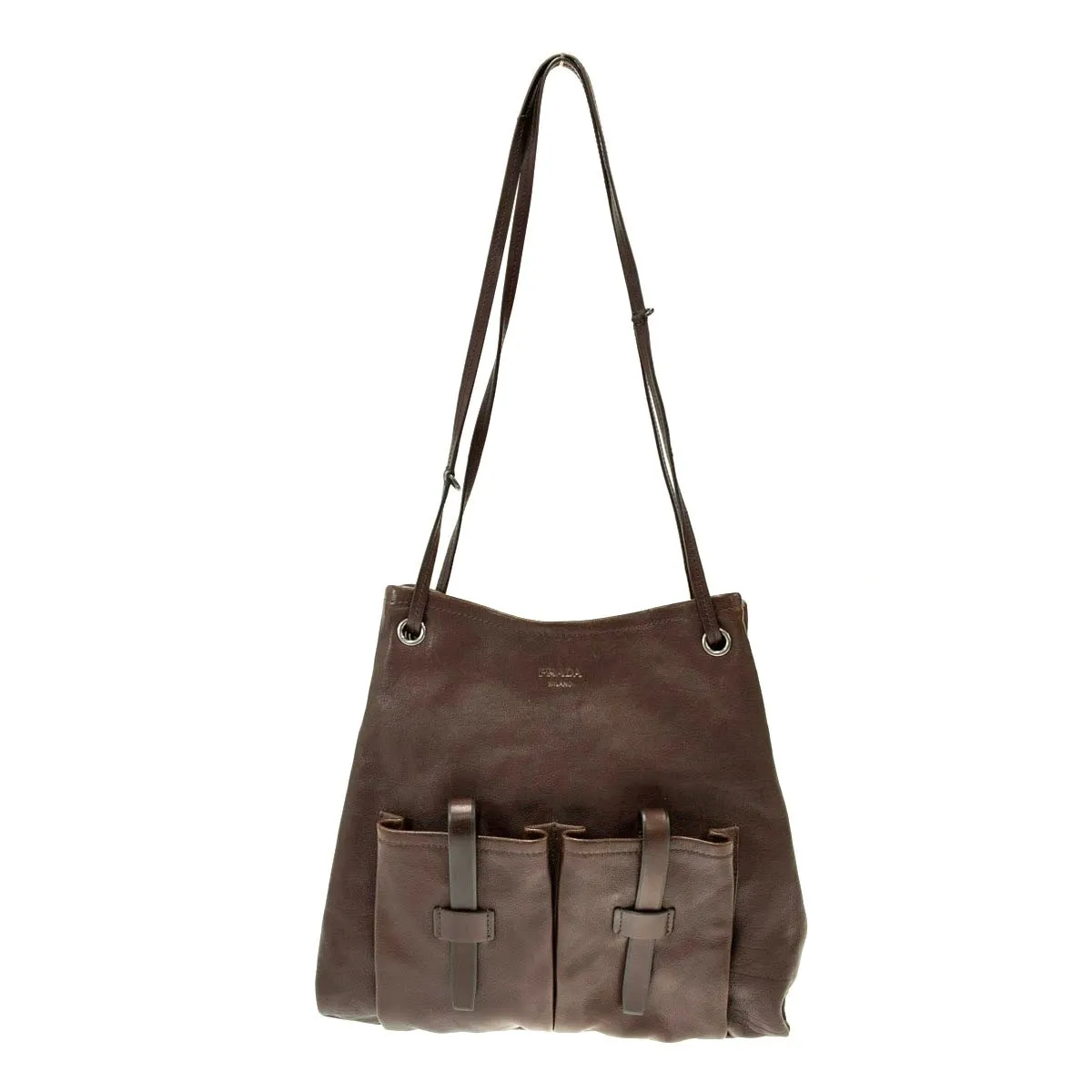 PRADA プラダ 2026 Route Bag Large ルート レザー 2WAYトートバッグ