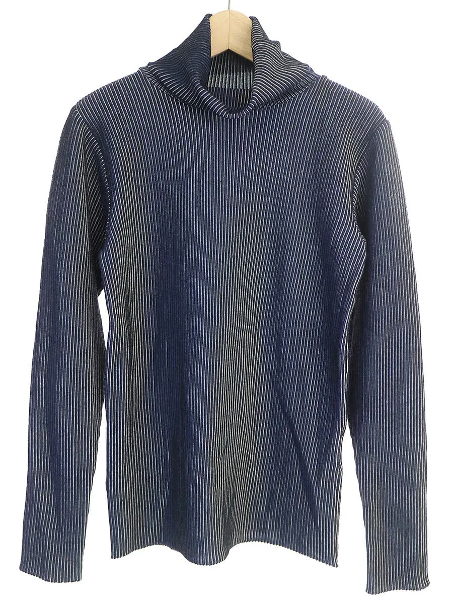 ISSEY MIYAKE イッセイミヤケ 17AW プリーツデザインタートルネックニットセーター