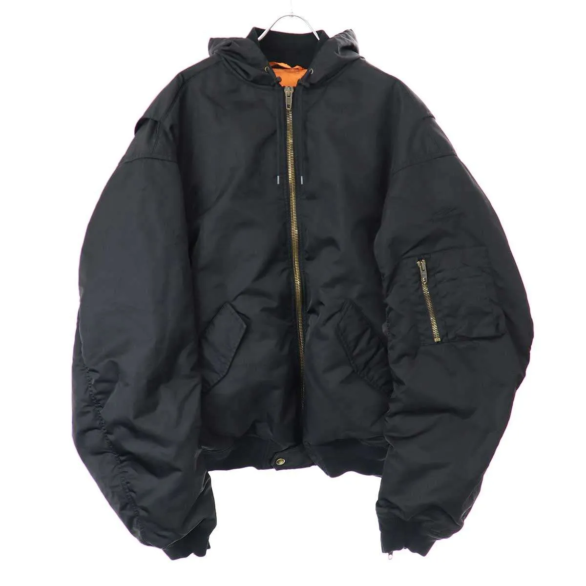 BALENCIAGA バレンシアガ 23SS Light Bomber フーデッドボンバージャケット