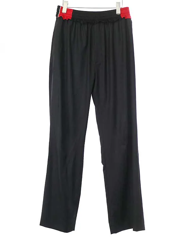BALENCIAGA バレンシアガ 20SS エラスティックロングトラウザーパンツ