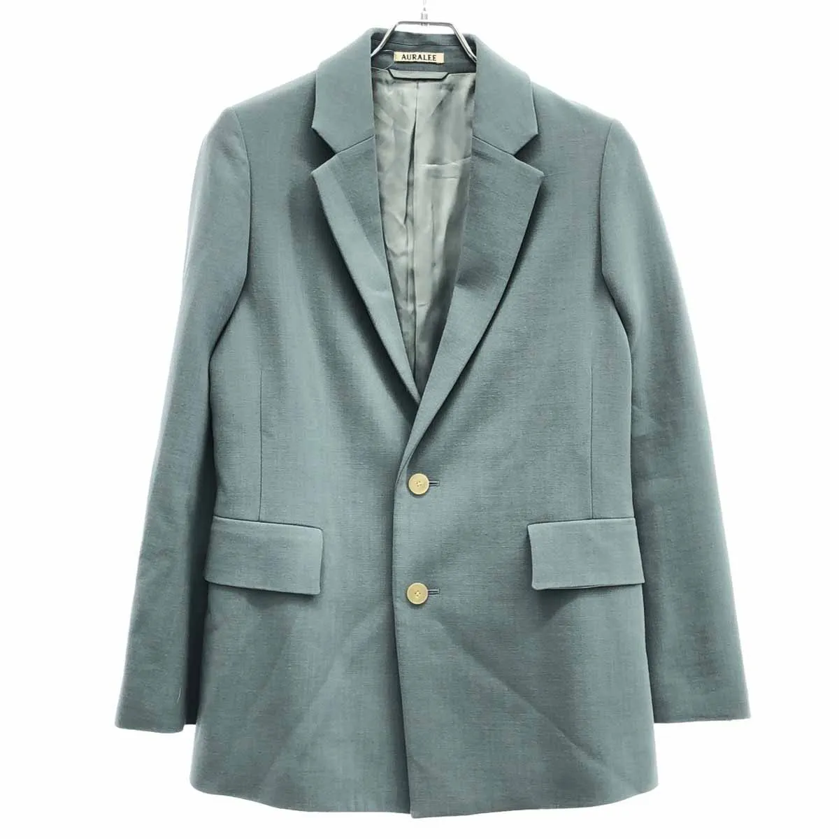 AURALEE オーラリー TENSE WOOL DOUBLE CLOTH JACKET テーラードジャケット A21AJ03WP