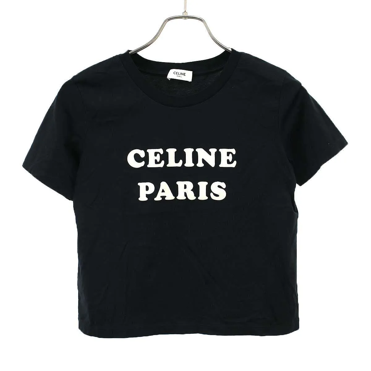 CELINE セリーヌ フロッキープリント ボクシーTシャツ 2X885671Q.38AW