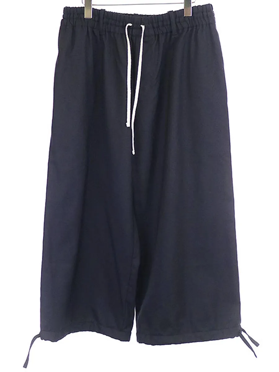 Yohji Yamamoto サイト 18SS ウールポリエステルイージーバルーンパンツ