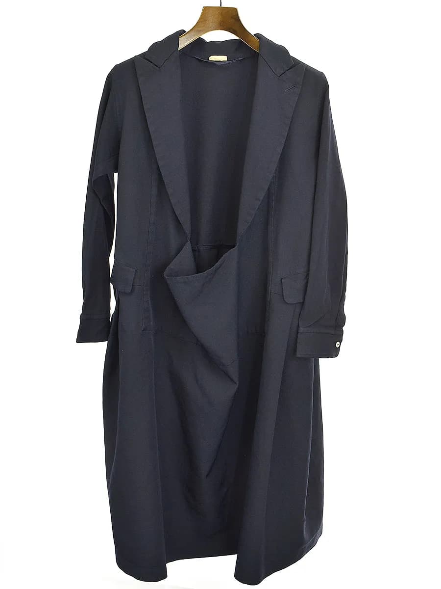 COMME des GARCONS コムデギャルソン 15AW ポリエステル縮絨プリーツワンピース