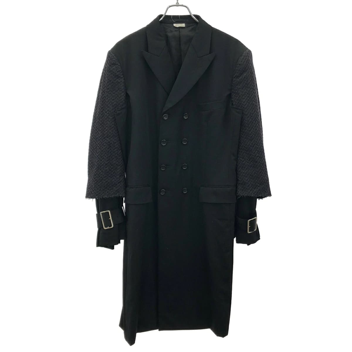 COMME des GARCONS コム デギャルソンオムプリュス 20AW レイヤードスリーブ ダブルロングジャケット PF-J029