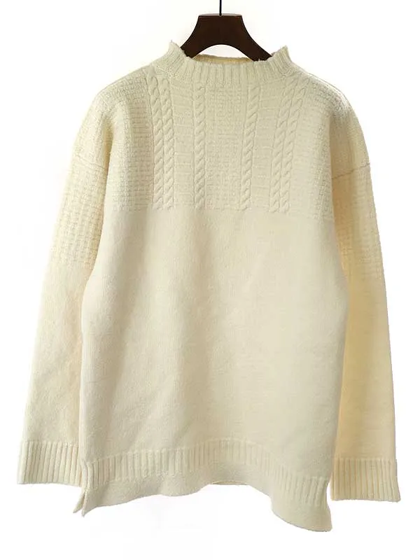 Maison Margiela メゾン マルジェラ10 21AW ボトルネックプルオーバーニットセーター