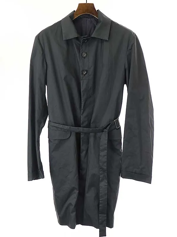 JIL SANDER ジルサンダー 10SS コットンベルテッドステンカラーコート