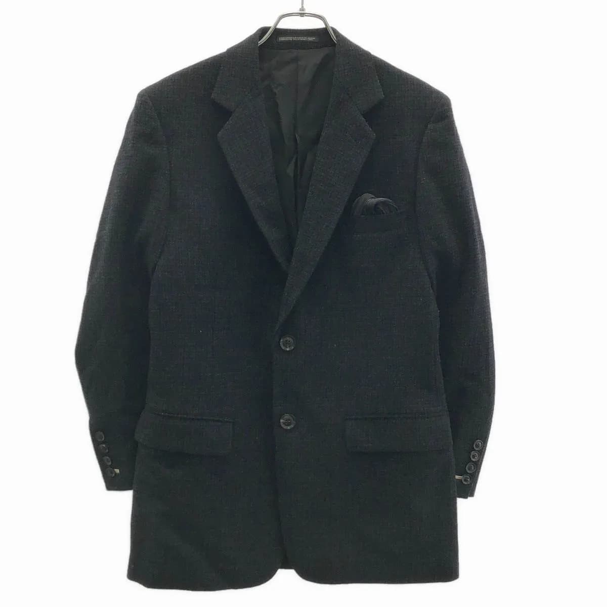 Yohji Yamamoto ヨウジヤマモト コスチュームドオム 14AW ウールチェックジャケット&タックパンツ セットアップ