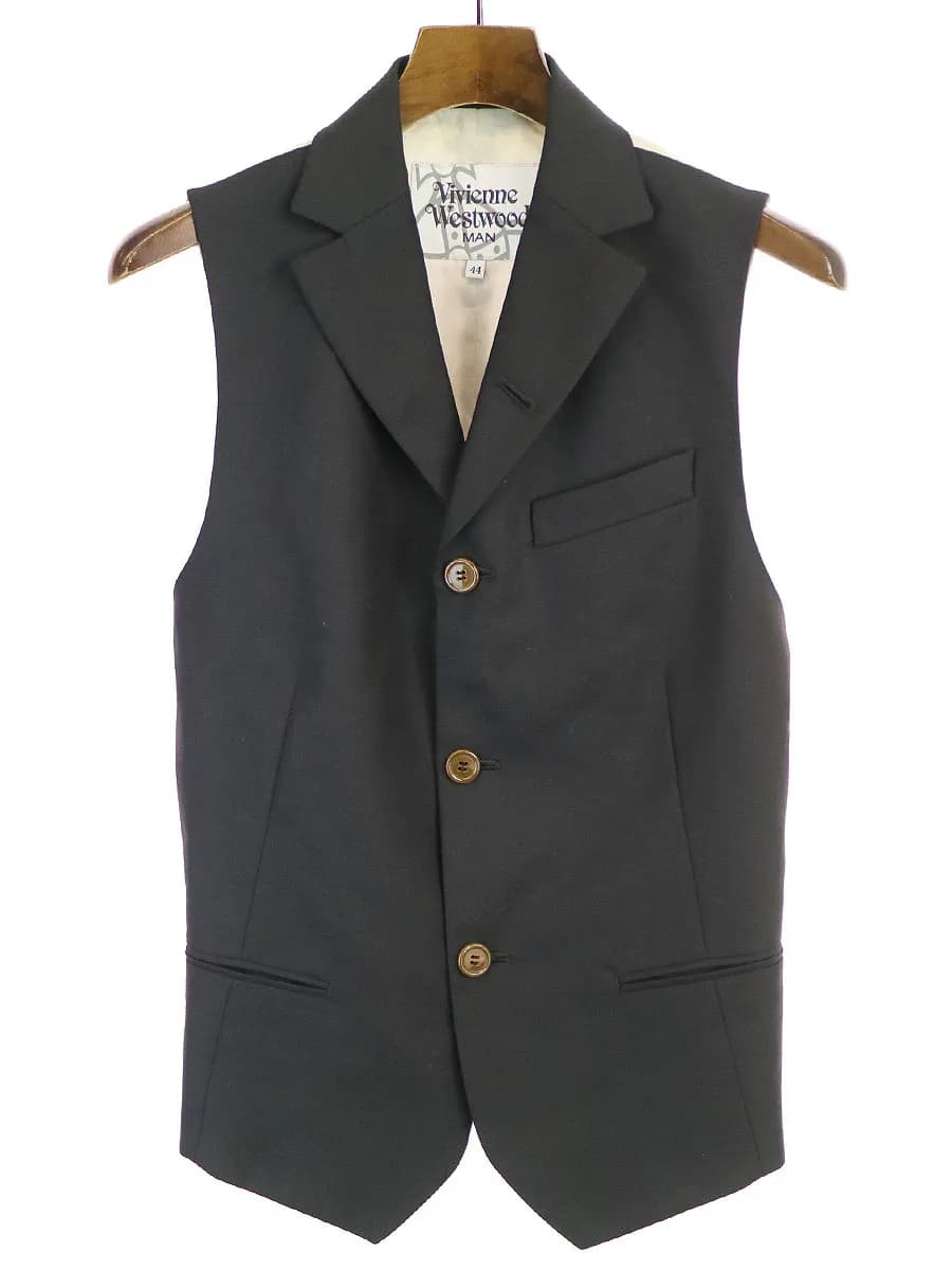 Vivienne Westwood ヴィヴィアンウエストウッドマン 14SS ウールクラシックジレ ベスト