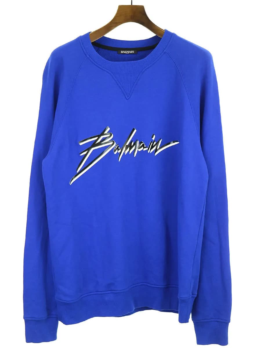 BALMAIN HOMME バルマン オム 19AW ロゴデザイントレーナー