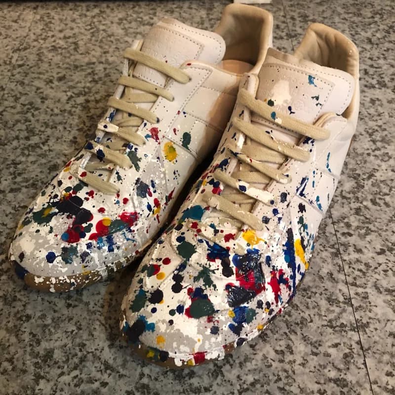 Maison Margiela Maison Margiela 22 ドロップペイントジャーマントレーナー
