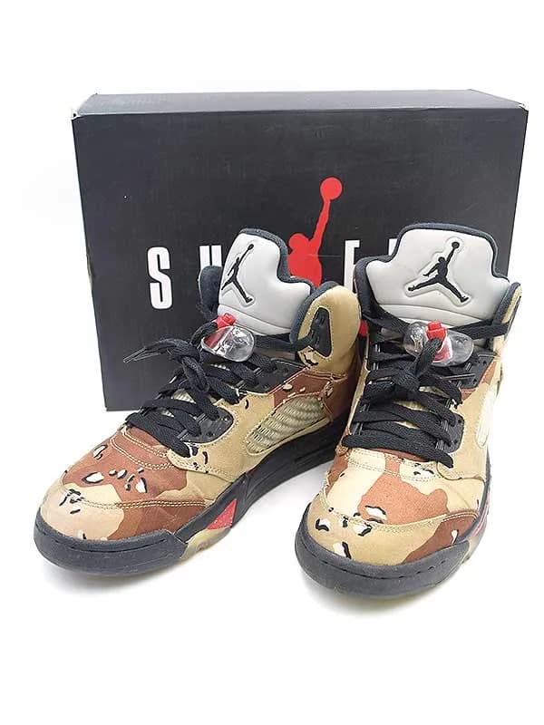 NIKE ナイキ × シュプリーム AIR JORDAN5 RETRO スニーカー