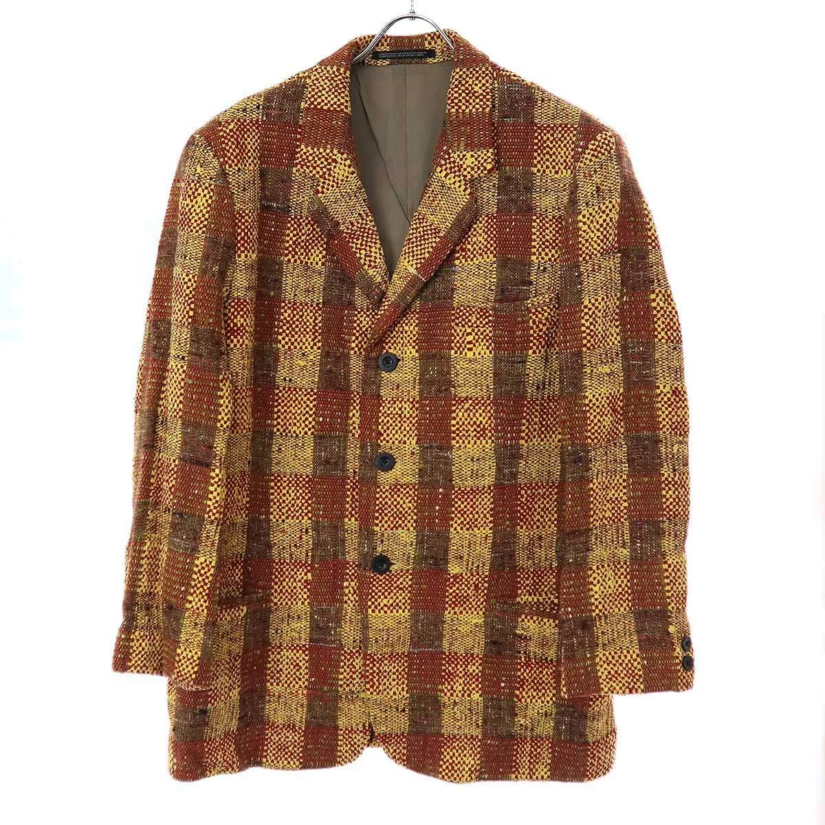 Yohji Yamamoto ヨウジヤマモト プールオム 1993AW マルチツイードテーラードジャケット