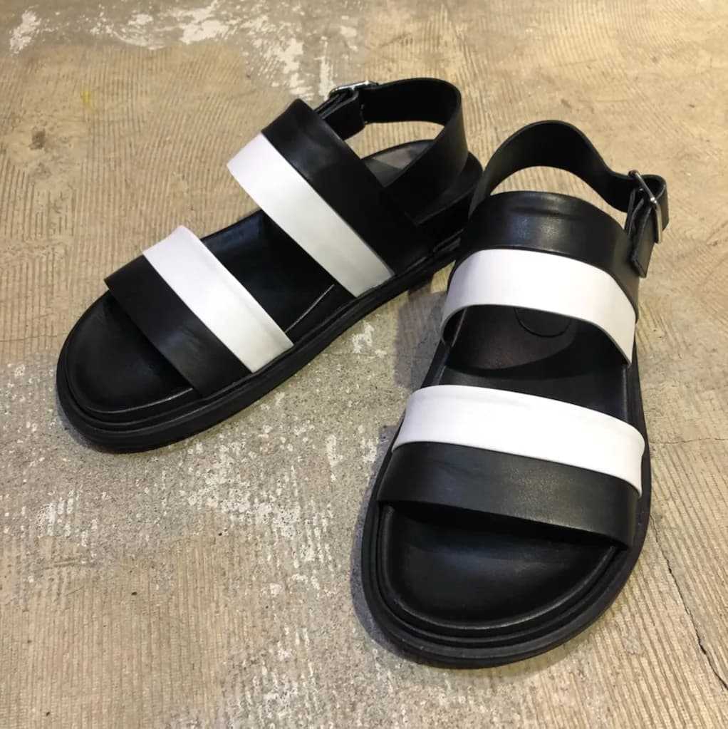 MARNI MARNI 2トーンベルトストラップサンダル