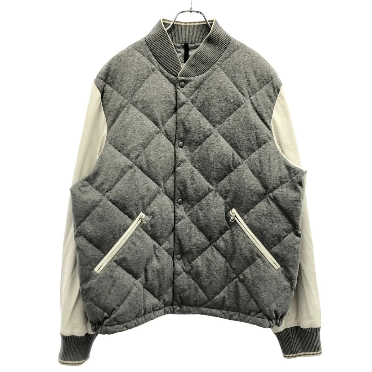 MONCLER モンクレール CHARENTE レザースリーブ ダウンジャケット I10911A00057