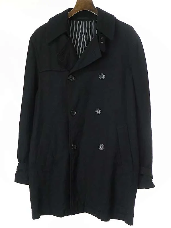 COMME des GARCONS コムデギャルソン オム 14AW ウールトレンチコート