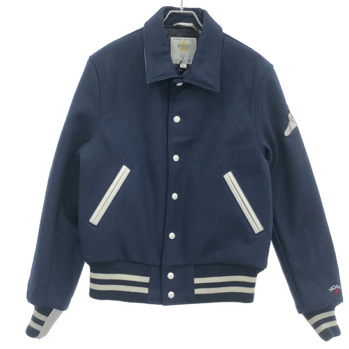 NOAH ノア ゴールデンベア 25AW Northeast Wool Varsity Jacket ウールバーシティジャケット スタジャン