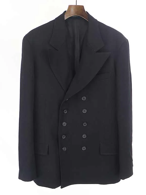 Yohji Yamamoto ヨウジヤマモト プール オム 19AW ウールダブルブレストジャケット
