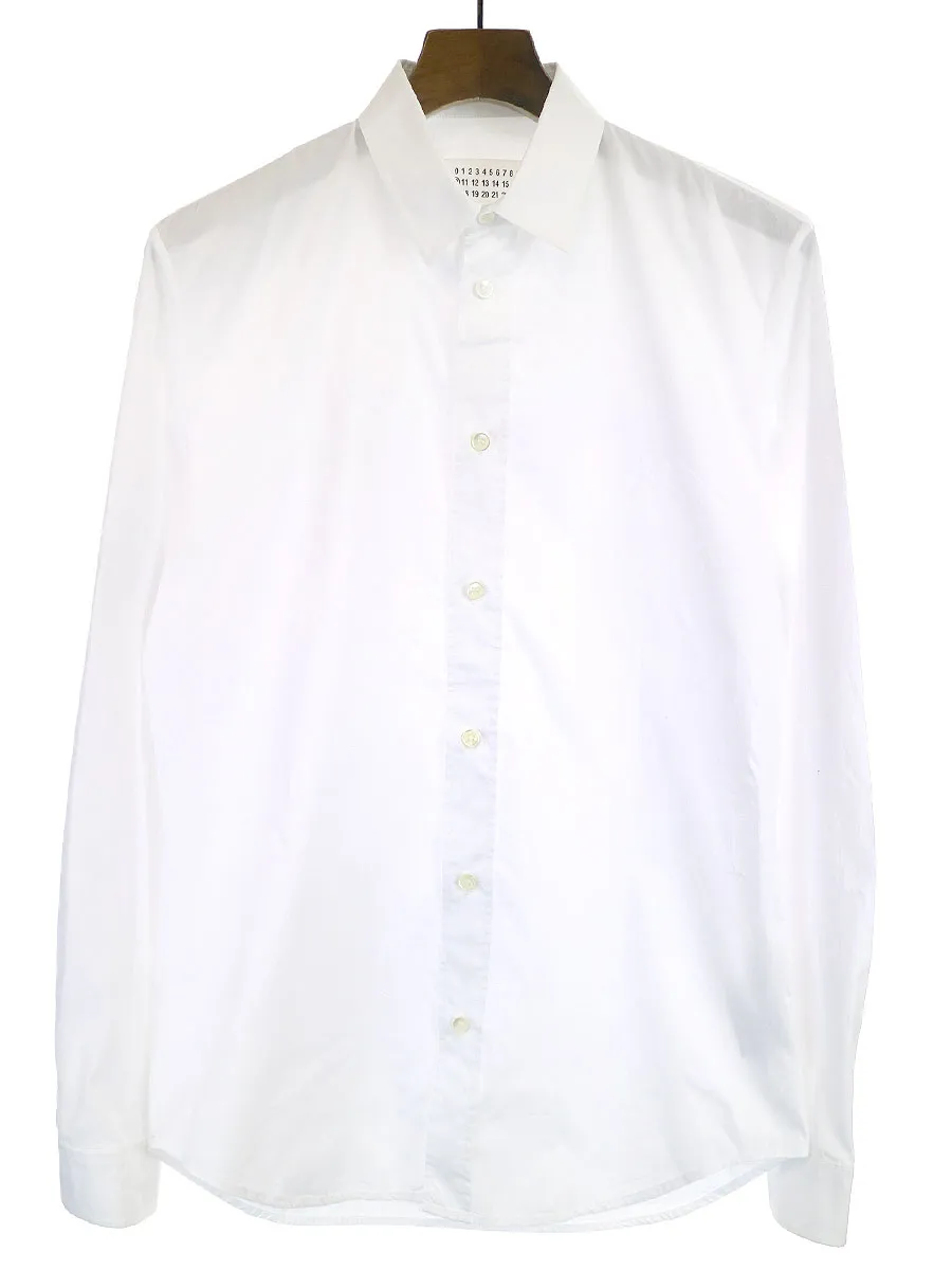 Maison Margiela メゾン マルタン マルジェラ10 16AW コットンレギュラーカラーシャツ
