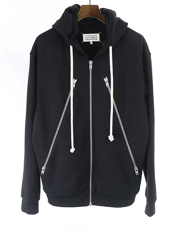 Maison Margiela メゾン マルタン マルジェラ 20SS 八の字ジップアップスウェットパーカー