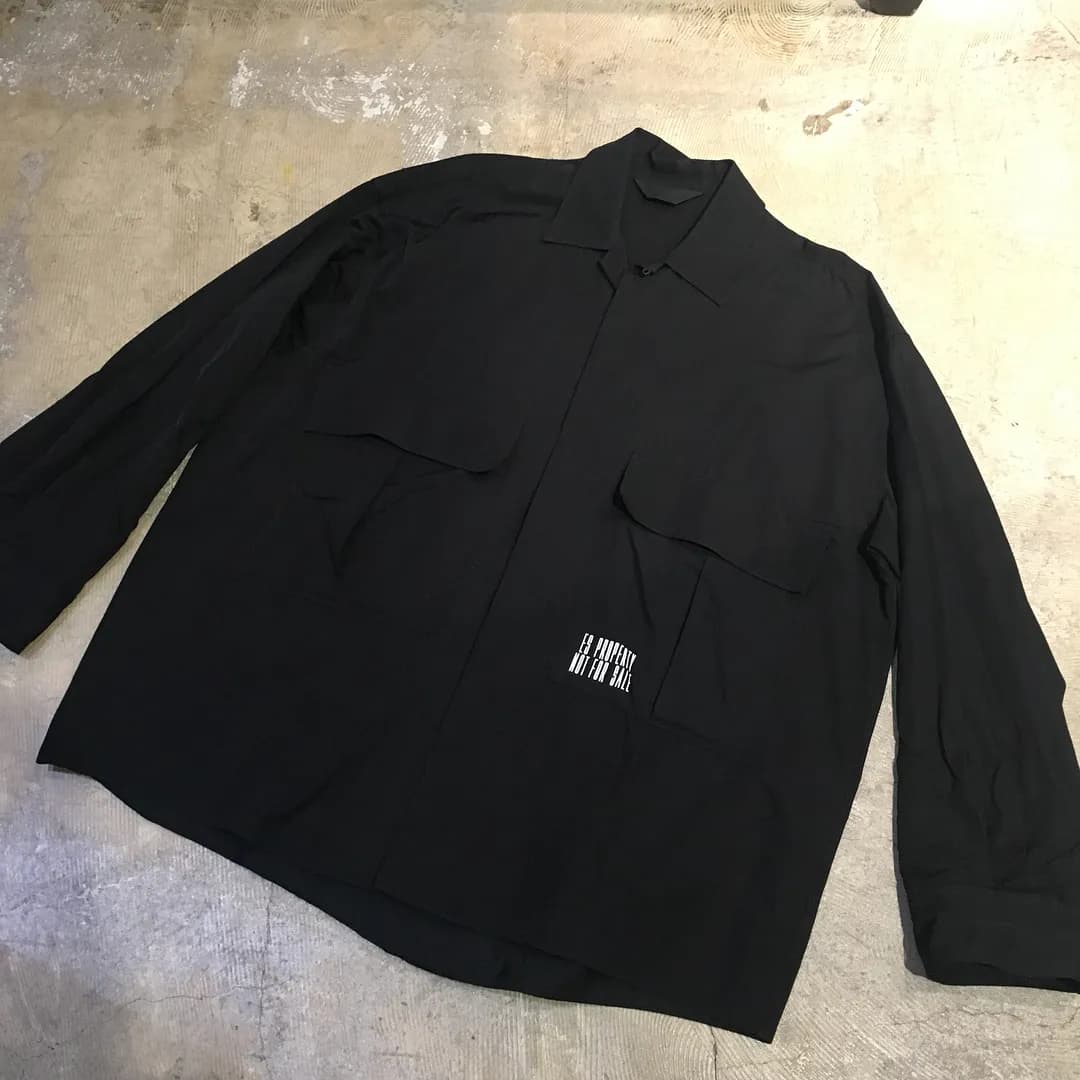 ESSAY ESSAY 16AW SH-1 OVERSIZED OPEN COLLAR SHIRT