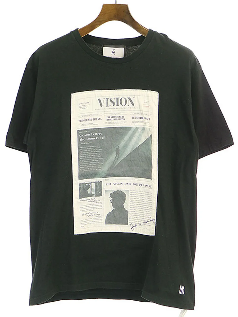 Maison MIHARA YASUHIRO フィット ミハラヤスヒロ ニュースペーパーTシャツ