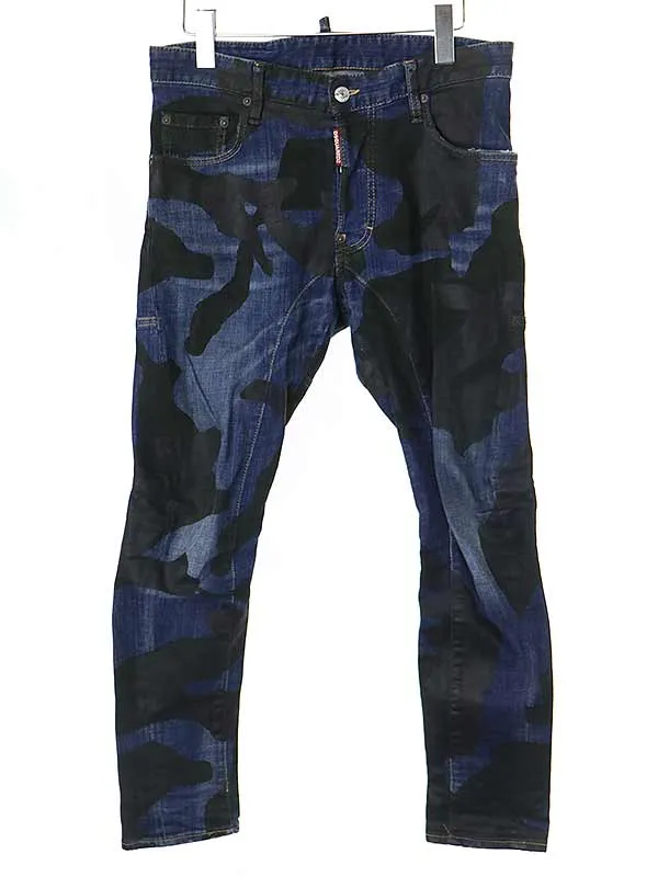 DSQUARED2 ディースクエアード 19SS TIDY BIKER JEANS バイカーデニムパンツ
