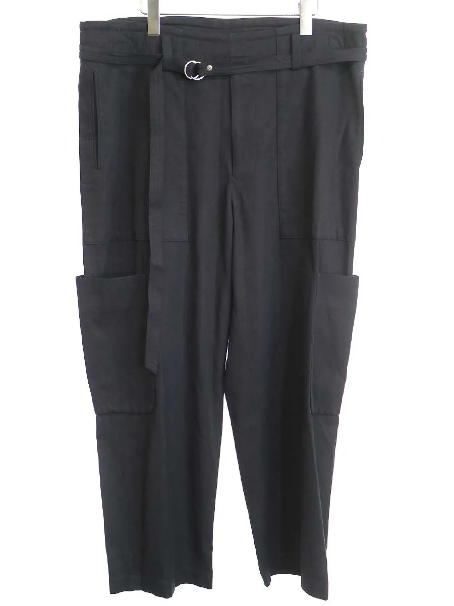 URU ウル 20SS FATIGUE PANTS ベルト付きコットンカーゴパンツ