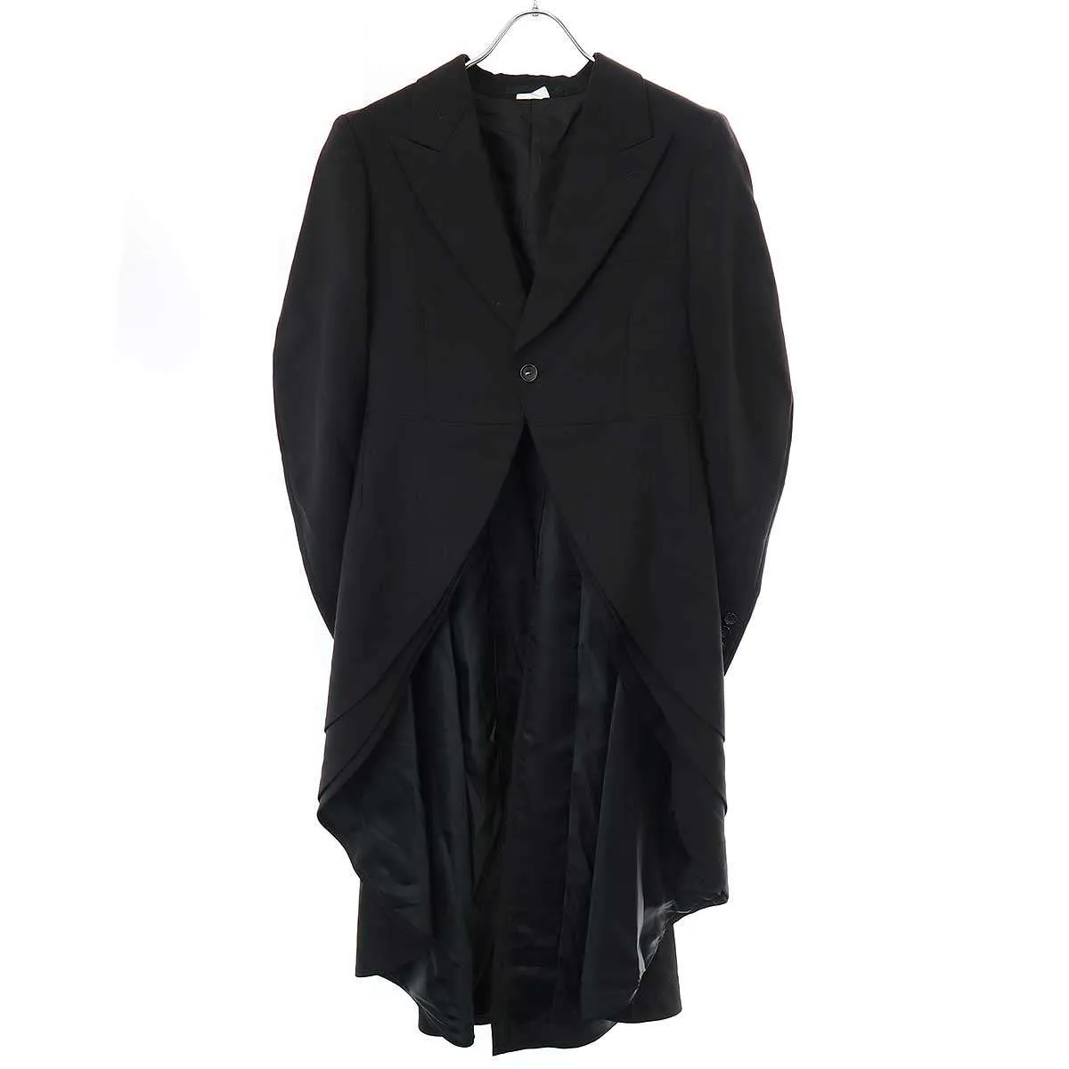COMME des GARCONS コム デギャルソンオムプリュス 23SS モヘヤウールロング3重燕尾ジャケット