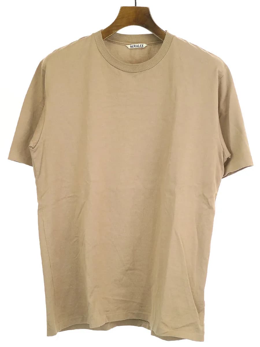 AURALEE オーラリー 20SS LUSTER PLAITING TEE クルーネックTシャツ