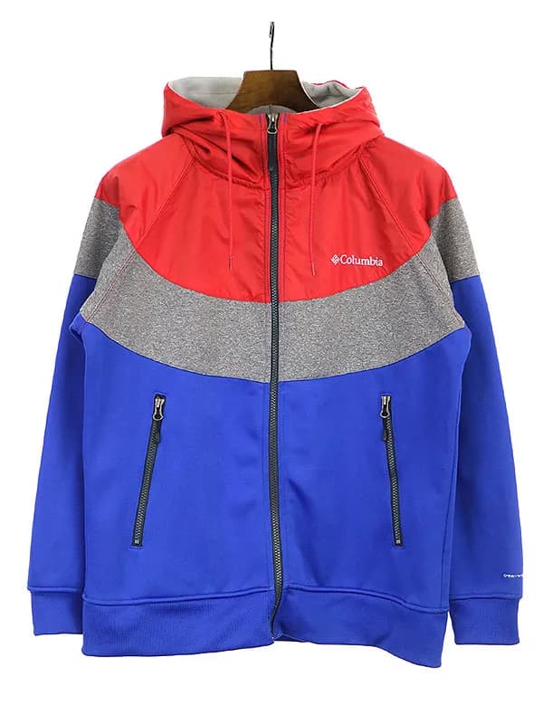 Columbia コロンビア 18AW PM1445 RED TABLE PINES FULL ZIP HOODIE フリースパーカー