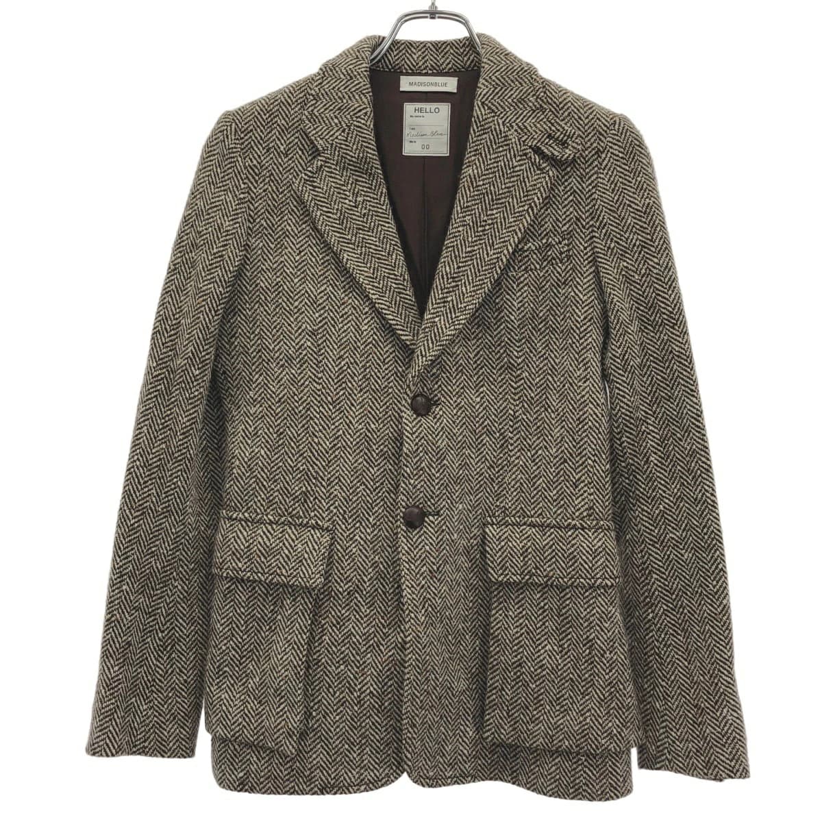 MADISON BLUE マディソンブルー 18AW HERRINHBONE HUNTING JKT ヘリンボーンツイードハンティングジャケット