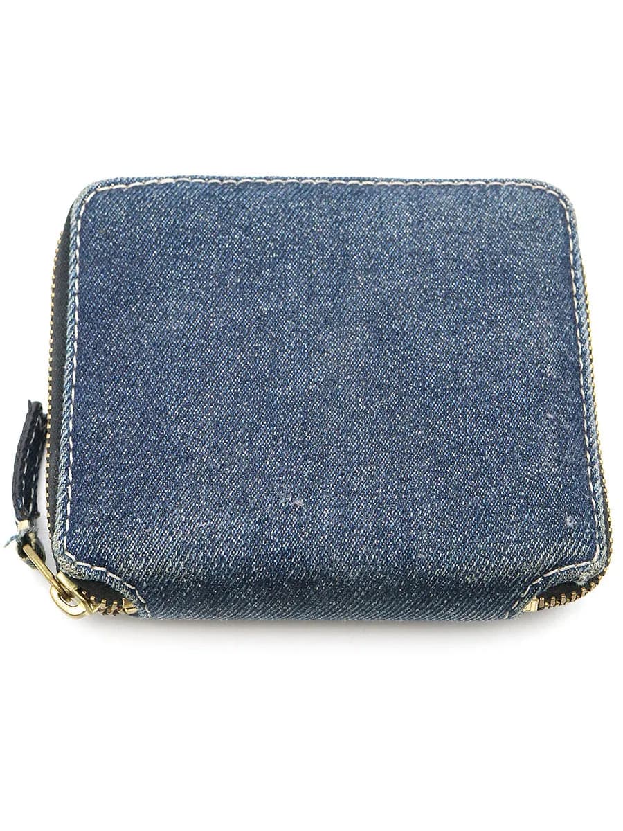 COMME des GARCONS コムデギャルソン SA2100DE DENIM ラウンドファスナーデニムウォレット