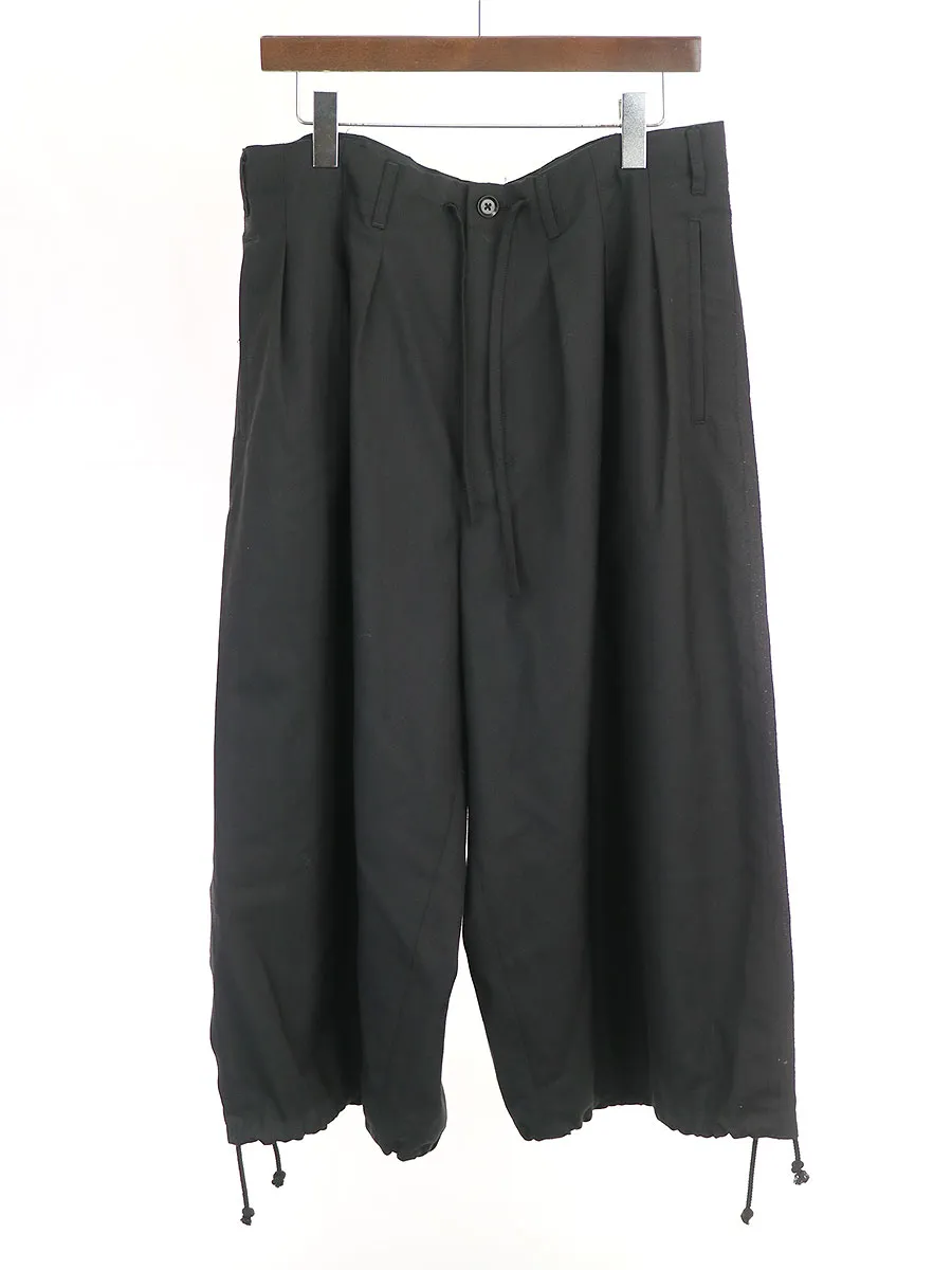 Yohji Yamamoto グラウンドワイ 19AW Balloon Pants Double Serge バルーンパンツ