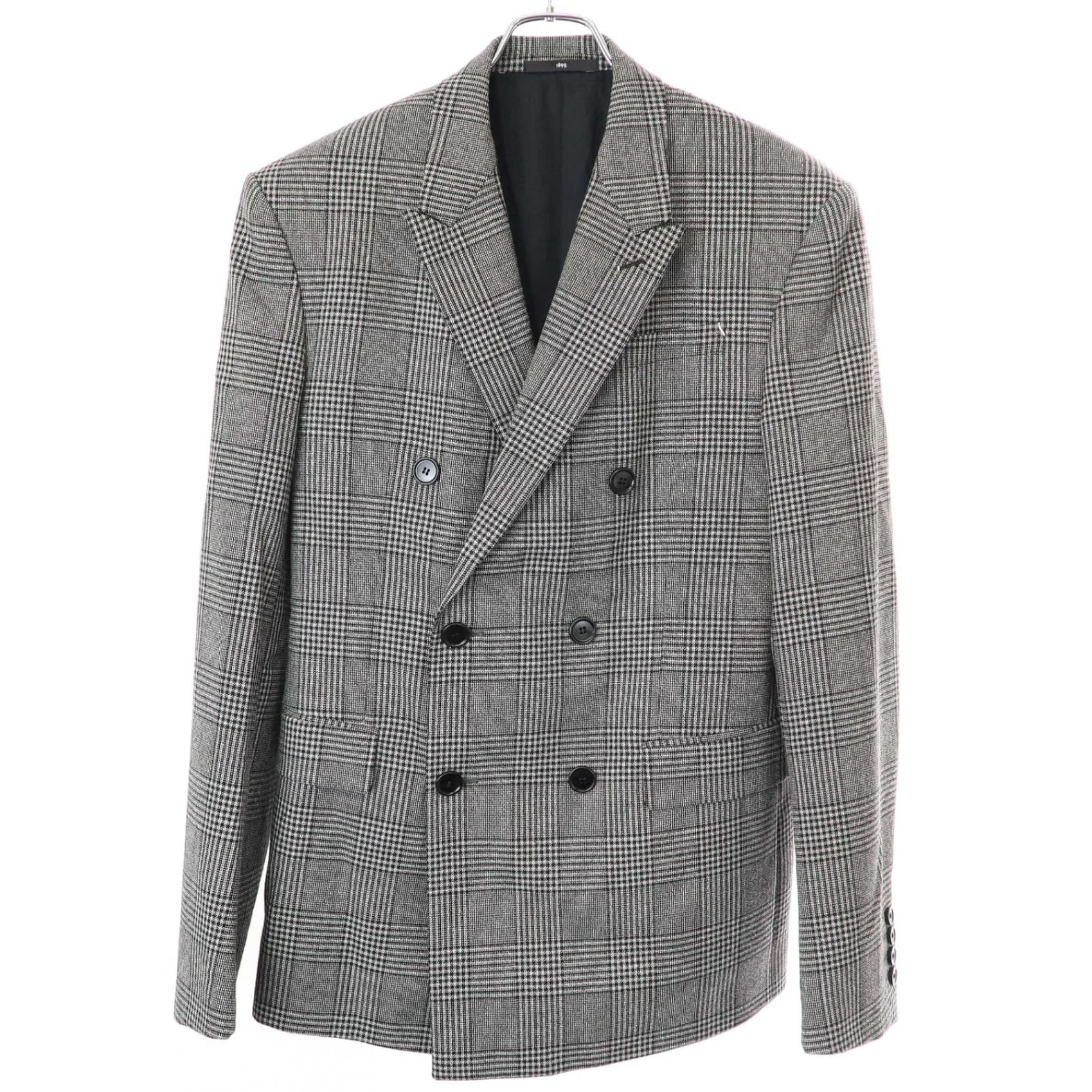 Berluti ベルルッティ グレンチェックダブルブレストセットアップスーツ BSE262F