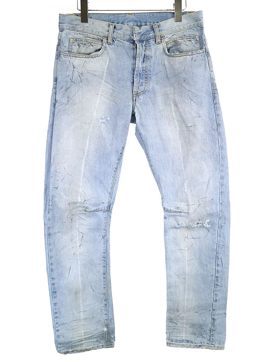 BALMAIN HOMME バルマン オム ヴィンテージ加工デニムパンツ